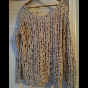 American Eagle open knit sweater